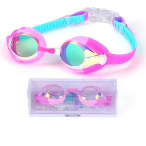 Gafas de natación coloridas y gafas de natación <span class=keywords><strong>para</strong></span> <span class=keywords><strong>niños</strong></span> con caja <span class=keywords><strong>para</strong></span> deportes subacuáticos - Product Image 1