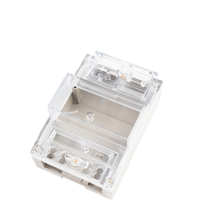 Caja <span class=keywords><strong>de</strong></span> control <span class=keywords><strong>de</strong></span> medidor <span class=keywords><strong>de</strong></span> energía inteligente eléctrica <span class=keywords><strong>de</strong></span> plástico ABS blanco Caja <span class=keywords><strong>DE</strong></span> SEGURIDAD impermeable para electricidad monofásica - Product Image 4