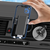 Produits tendance 2024 Nouveautés Support de téléphone pour grille d'aération Étagères d'affichage Gadgets technologiques en aluminium Support de téléphone portable