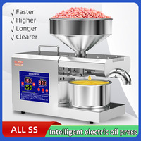 Mesin Press Minyak Meja Kapasitas Mini 5-8kg/jam untuk Ekstraksi dan Pengolahan Minyak Kacang Tanah, Kedelai, Bunga Matahari, Sedang Diskon