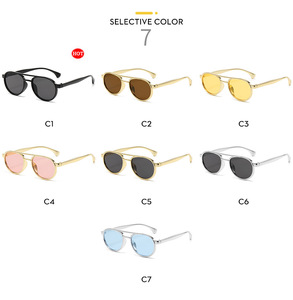 <span class=keywords><strong>Gafas</strong></span> de Sol Infantiles Unisex <span class=keywords><strong>con</strong></span> Forma de Rana, Moda 2026, Retro Clásicas, UV400, Montura Completa, Doble Puente, Estilo Piloto - Product Image 6