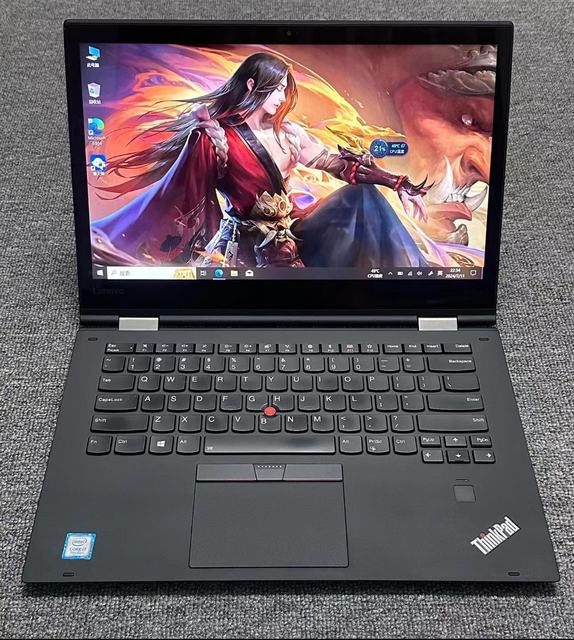 Refurbished A+ Grade L-enovo X1 Yoga 2017 7th Gen 8G 256G SSD 14inch AG HD Touch Display Dual Graphics Windows 10