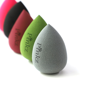 Pinkz OEM personnalisé en gros cosmétiques sans latex vert olive biseau beauté éponges pour le visage fond de teint maquillage mélangeurs outils nouveau - Product Image 6