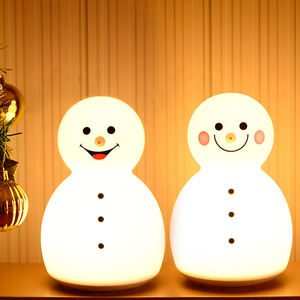 Pareja creativa lámpara de silicona decoración de habitación de niños LED luz de noche para niños Linda luz de noche personalizada apta para mi nieta - Product Image 2