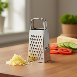 Rallador de caja mini de acero inoxidable, utensilio de cocina para queso y verduras - Product Image 3
