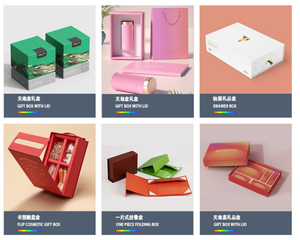 Boîtes en papier auto-érectables personnalisées et recyclables avec poignée, emballage alimentaire écologique pour gâteaux, pizzas, biscuits - Laminage mat, estampage - Product Image 5