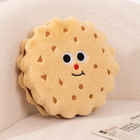 Usine En Gros Doux Chocolat Biscuits Décor Oreiller Cookie En Forme D'oreiller Maison Canapé En Peluche Oreiller