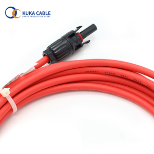 שחור + אדום שמש כבל 4mm2 6mm2 4mm 6mm PV כבל DC שמש הארכת חוט - Product Image 4