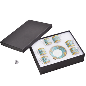 Luxury Elegant Bone China Tea Saucer <b>Set</b> with Floral Pattern Eco-Friendly Home Decor Coffee <b>Cups</b>-Home Gifts - Product Image 1