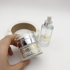 Étiquettes autocollantes découpées sur mesure en feuille d'or de luxe, transparentes, imperméables et écologiques, avec logo personnalisé pour flacons de soins de la peau, shampoing et parfum - Product Image 3