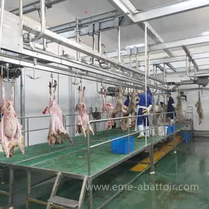 Perlengkapan penyembur Halal otomatis, perlengkapan penyembur domba/kambing otomatis efisiensi tinggi