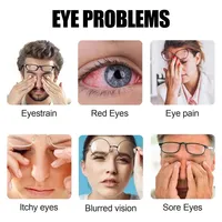 Rouleau de massage Vision Enhance pour une vue plus claire, relaxation douce, réduction de l'inconfort, soulagement de la sécheresse et de la fatigue oculaire, soin des yeux.