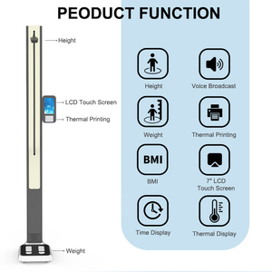 HW-S7 y tế chiều cao trọng lượng quy mô màn hình cảm ứng LCD hiển thị OEM/ODM độ chính xác cao 0.1kg nâng checkweigher cho sử dụng cá nhân - Product Image 3