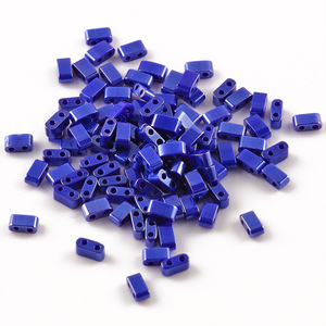 5*2mm Tila perles colorées bricolage Double trou perles de rocaille en verre pour broderie accessoires de bijoux faits à la main - Product Image 4