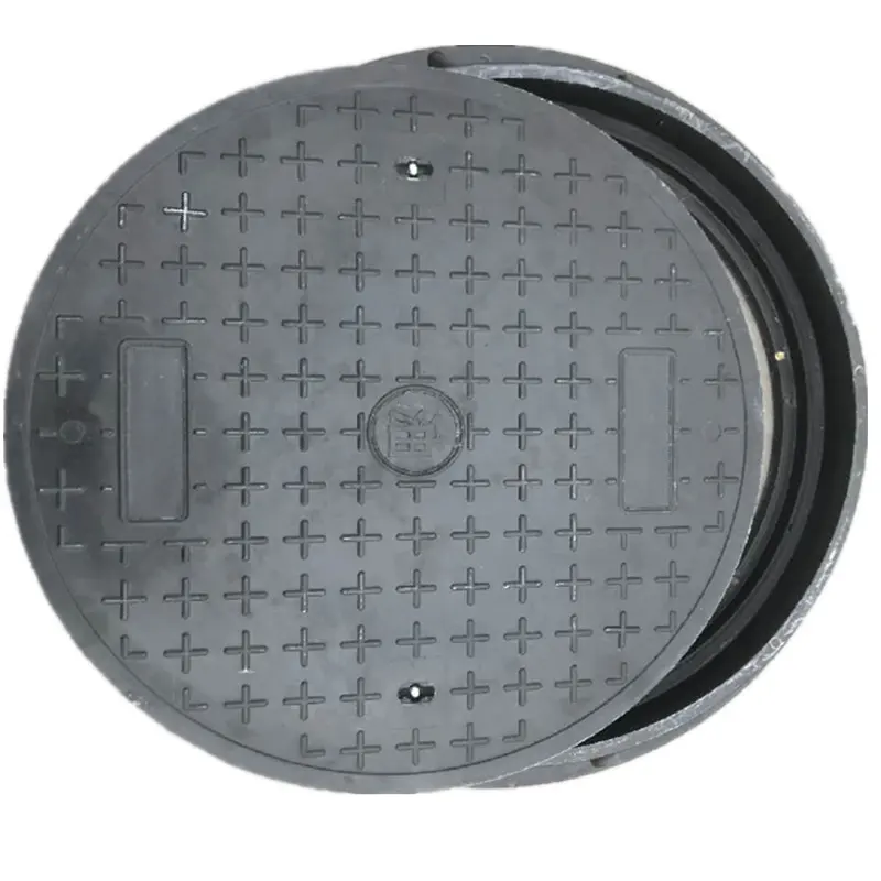 Gusseisene Abflussabdeckung kundenspezifisch runde Gusseisentank-Manhole-Abdeckung mit Rahmen