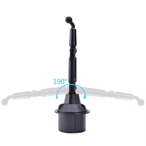 Support de téléphone pour porte-gobelet de voiture, rotation à 360 degrés, bras extensible, réglable, flexible, fonctionnement à une main - Product Image 2
