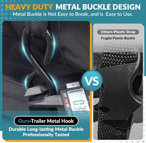 Nouvelle bâche marine en <span class=keywords><strong>toile</strong></span> teinte en masse de 18'-20' avec boucle métallique <span class=keywords><strong>pour</strong></span> capot moteur, solution de remplacement/réparation <span class=keywords><strong>pour</strong></span> remorques OBD - Product Image 3