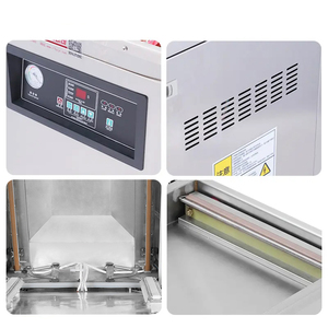 Giá Nhà Máy Dz430 Thương Mại Tự Động Duy Nhất Buồng Hạt Cá Trái Cây Rau Thịt Gạo Khô Ướt Máy Đóng Gói Chân Không Với Bánh Xe - Product Image 6