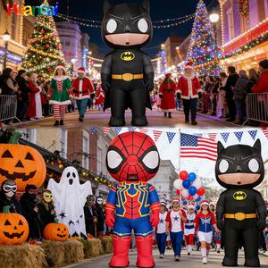 Costume gonflable de personnage Spider-Man, modèle ambulant, arche publicitaire, gonflable personnalisé, événement, fête, festival, affichage - Product Image 1