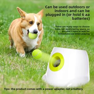 All'ingrosso di lusso interattivo palla giocattolo per cani automatico facile da pulire lanciatore di lunga durata per Border Collie Playtime realizzato in TPR - Product Image 3