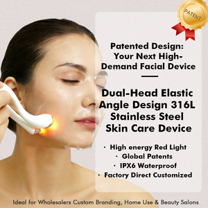 Gesichtsmassagegerät für den Heimgebrauch Schönheitsgerät für Frauen Rotlicht-basiertes Gesichtsmassagegerät zur Hautpflege Glättung und Straffung - Product Image 2