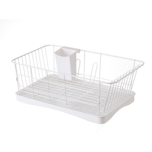 Draining Rack Square With <b>Tray</b> Quick Dry <b>Plastic</b> PP Kitchen Dish Drying Rack Bowl Chopstick Storage - Product Image 1