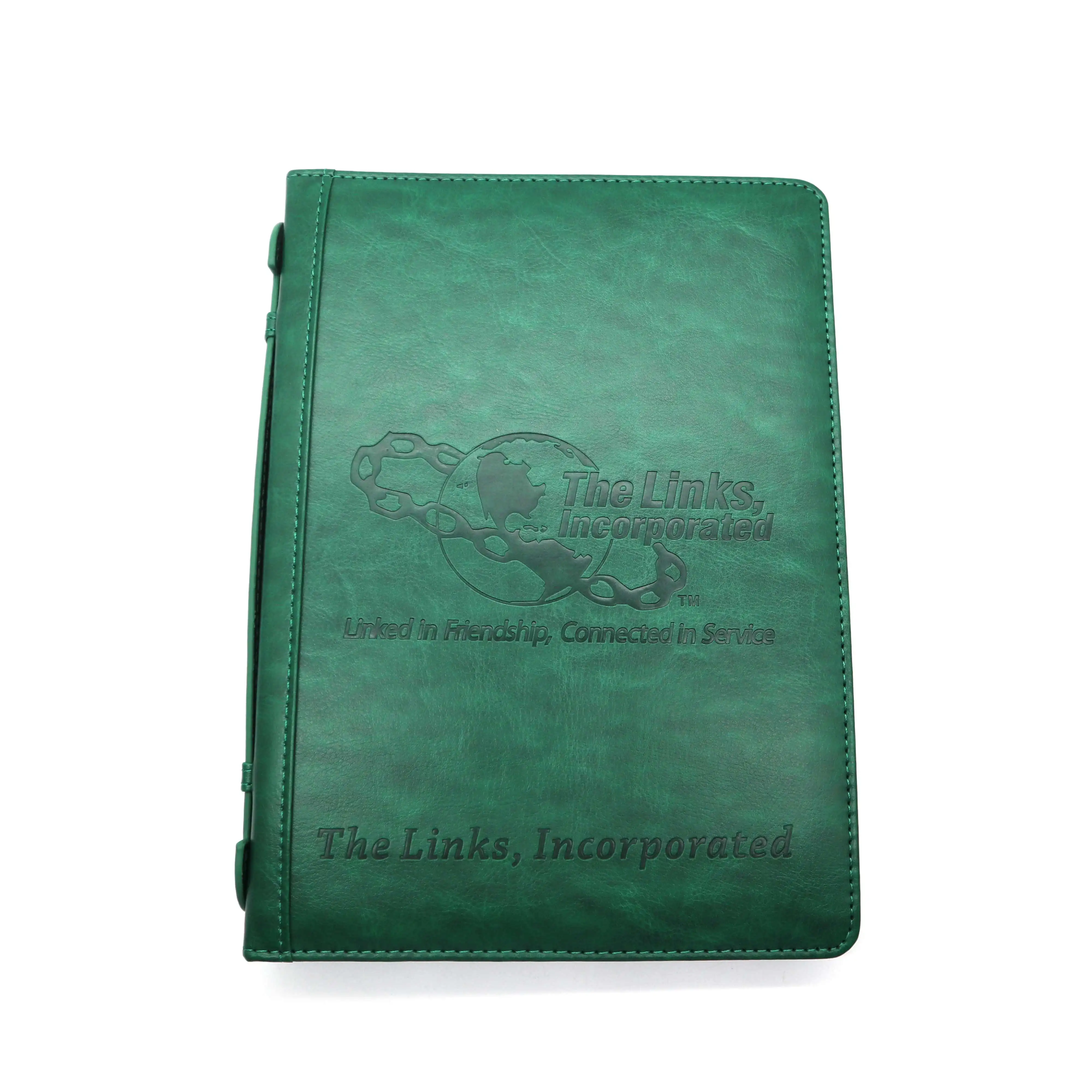 All Groups 2024 Chapter Green Links Leather Ritual Bible Cover Sorority Greek Letters Red Leather Ritual Cover Holder Case