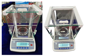 Balança Analítica de Miligramas 0.0001g Capacidade Máquina de Pesagem Laboratorial RS232 Uso em Laboratório Médico - Product Image 3