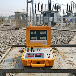 Testeur de capacité de transformateur ZKB506B, instrument numérique portable haute performance pour utilisation sur site en postes de distribution d'énergie - Product Image 2