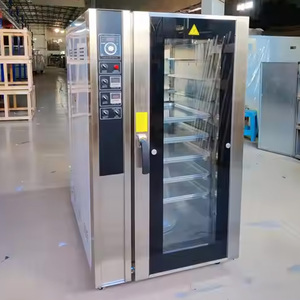 Máquina para hornear de acero inoxidable Horno de convección eléctrico de gas de 10 bandejas Horno para hornear pan - Product Image 2