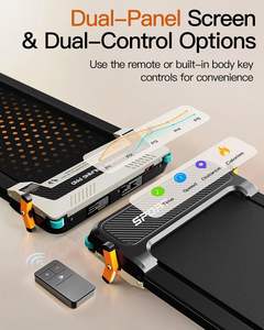 وسادة المشي المائلة متعددة الجوانب ثنائية الجوانب مع تدليك القدم تحت المطحنة المكتبية - Product Image 6