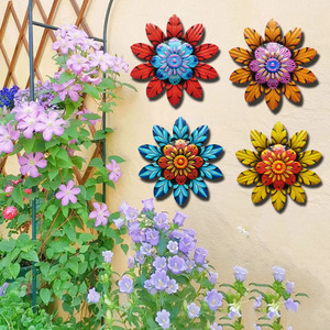 Fer Artisanat Métal Fleur <span class=keywords><strong>D</strong></span>écorations Murales <span class=keywords><strong>D</strong></span>'<span class=keywords><strong>été</strong></span> Fleur Sculpture Art Artisanat pour La Maison Salle De Bains <span class=keywords><strong>Cuisine</strong></span> Chambre Salon Jardin - Product Image 3