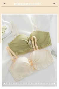 6602 # Sujetador de verano Tuowen de bajo <span class=keywords><strong>precio</strong></span> para mujer, borde de pechos pequeños con material grueso, aplana los pechos cercanos para evitar la flacidez - Product Image 3