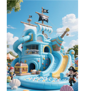 NUEVO Tobogán Acuático para Adultos, Tobogán para Piscina, Tobogán Acuático Inflable Pequeño para Exteriores 2026 - Product Image 3