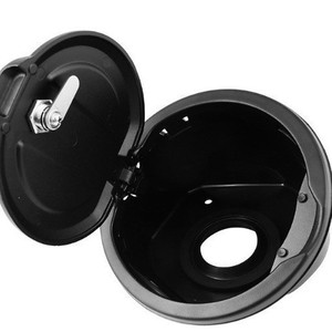 ฝาปิดถังน้ำมันสำหรับรถจี๊ปแรงเลอร์ 2018 2020 พลาสติกพร้อมกุญแจ ดีไซน์ไม่มีลาย - Product Image 4