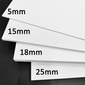 <span class=keywords><strong>3mm</strong></span> 15mm 18mm 25mm 中国工場製 堅牢で安定した品質のPVCフォームボードシート 看板、家具、建設用 - Product Image 1