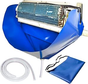 Housse de nettoyage pour climatiseur, sac de nettoyage étanche pour climatiseur avec sortie de vidange et tuyau d'évacuation pour l'<span class=keywords><strong>entretien</strong></span> des unités de climatisation split - Product Image 2
