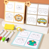 Jouets éducatifs inspirés de Montessori, unisexe, dessin étape par étape pour 2-4 et 5-7 ans, jeu intéressant pour tous les âges