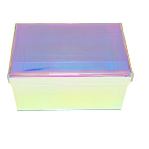 Acrylic Storage <b>Box</b> With Lid 15.5x10.4x10cm Stackable Desktop <b>File</b> Organizer Document Trays - Product Image 3