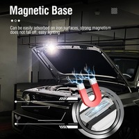 LLavero LED portátil EDC linterna luz de trabajo tipo C Mini antorcha recargable con imán PenClip Camping linterna de bolsillo