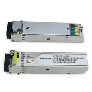 סין יצרן SFP 1.25G BIDI T1310nm/R1550nm DFB 20KM LC SFP משדר מודול