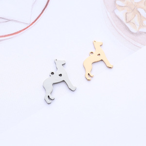 Cadeaux pour les amoureux des animaux de compagnie, pendentifs en acier inoxydable plaqué or, samoyède, chihuahua, <span class=keywords><strong>border</strong></span> <span class=keywords><strong>collie</strong></span>, doberman, chiens, vente en <span class=keywords><strong>gros</strong></span> - Product Image 6