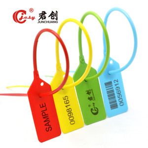 JCPS509 Plastic Seal Security Plastic Seal With Print Serial <strong>Number</strong> Tamper Proof Pull Tight Plastic Label Seal Plastic Lock Seal - Product Image 2