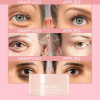 Patchs pour les yeux au saumon OEM, patchs pour les yeux, gelée éclatante, peptides, nicinamide, masque pour les yeux, atténuant les cernes, hydratant, masque PDRN