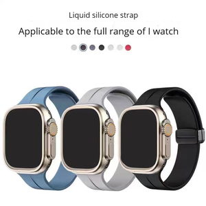 Vente Flash Usine : Bracelet en Silicone Magnétique Pliable Monocouleur 38/49mm pour <span class=keywords><strong>Apple</strong></span> <span class=keywords><strong>Watch</strong></span> <span class=keywords><strong>Ultra</strong></span> 2 et Série 9 - Product Image 6