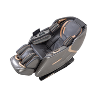 Nouvelle technologie 2026, fauteuil de massage Shiatsu à pression d'air en cuir PU moderne de luxe, fauteuil inclinable à gravité zéro, massage complet du corps