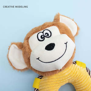 Juguete Masticable para Perros con Diseño de Mono y Koala, Ecológico, Duradero, Interactivo, con Sonido, de Felpa, para la Salud Dental - Product Image 6