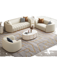 Canapé d'angle moderne en cuir véritable de luxe, pliable, deux places, pour appartements et salons d'hôtels