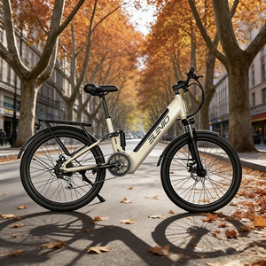 Vélo de montagne électrique 350W pour adultes, batterie au lithium amovible 36V 10.4Ah, vélo électrique urbain et aide à la mobilité - Product Image 2