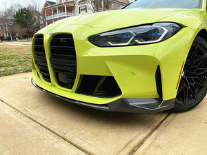 MP estilo Real fibra de carbono divisor labio parachoques delantero labio para <span class=keywords><strong>BMW</strong></span> G80 M3 G82 <span class=keywords><strong>M4</strong></span> G83 <span class=keywords><strong>2022</strong></span> up - Product Image 2